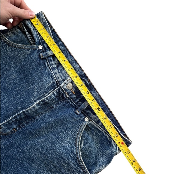 Vintage Sasson Jeans Men's 32x32 Acid Wash Straight Leg Denim Streetwear 80s USA - Picture 5 of 7